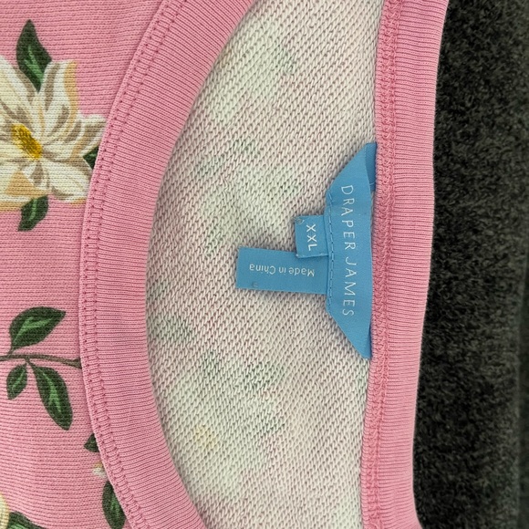 Pink Magnolia sweatshirt from Draper James XXL fits like XL barely worn - Picture 3 of 3